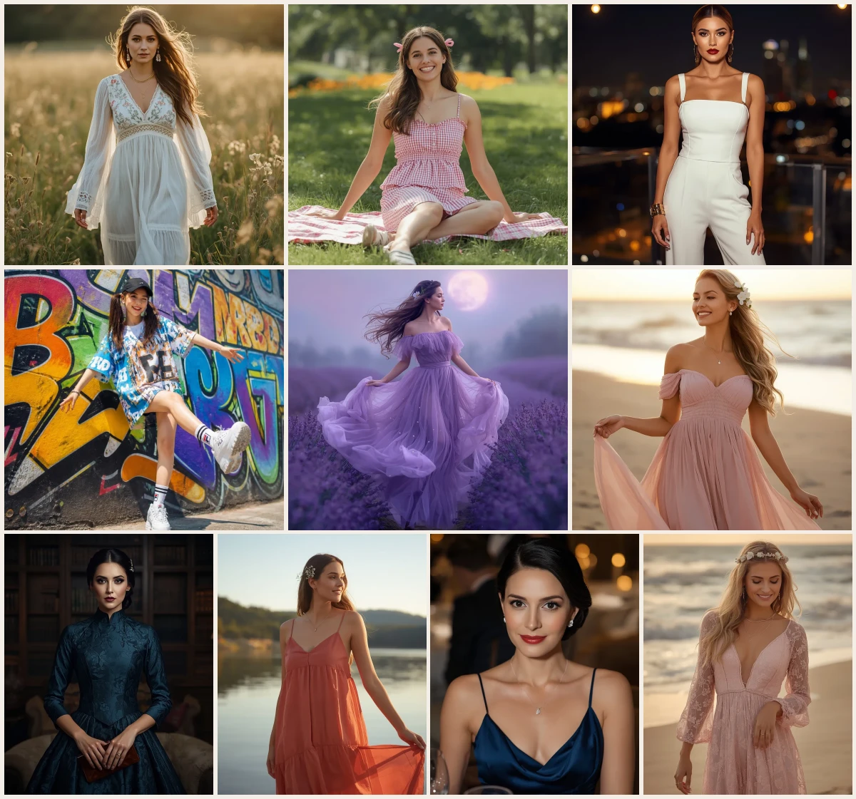 Top 10 AI Prompts for Women's Ethereal Desert Queen with Flowing Fabrics – Women's Ethereal Desert Queen Flowing Fabrics prompts – 10 AI prompt examples