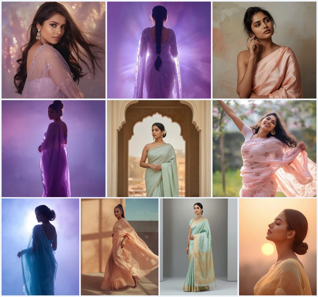 New 10 Saree for Couples AI Prompts for Romantic Traditional Photoshoots